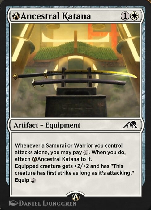 A-Ancestral Katana - Kamigawa: Neon Dynasty Magic card