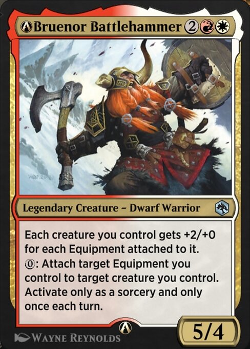 A-Bruenor Battlehammer - Adventures in the Forgotten Realms Magic card