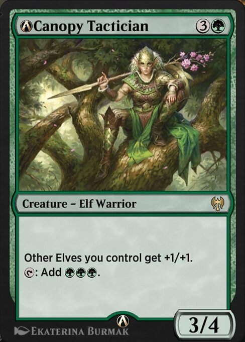A-Canopy Tactician - Kaldheim Magic card