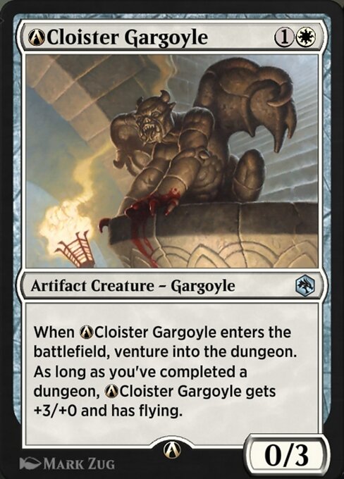 A-Cloister Gargoyle - Adventures in the Forgotten Realms Magic card