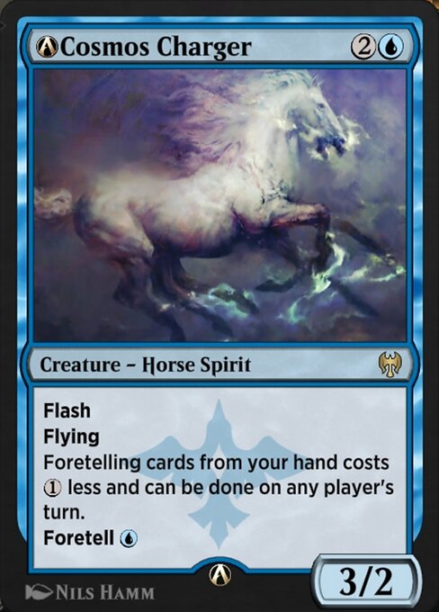 A-Cosmos Charger - Kaldheim (#A-51) - Illustrated by Nils Hamm - Magic: The Gathering Card