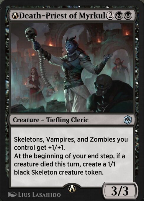 A-Death-Priest of Myrkul - Adventures in the Forgotten Realms Magic card