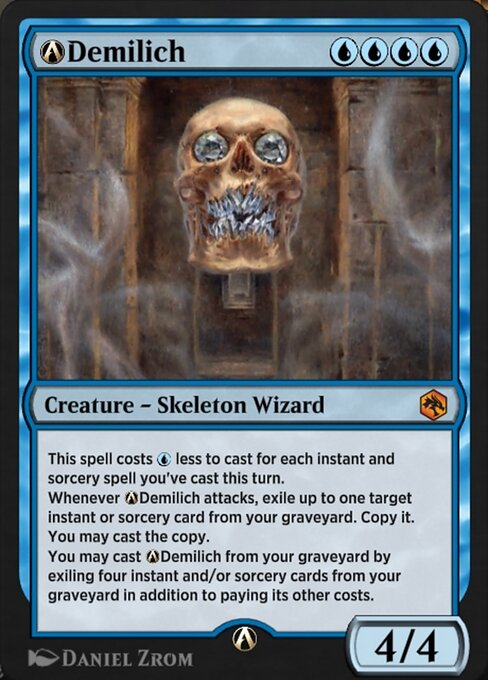 A-Demilich - Adventures in the Forgotten Realms Magic card