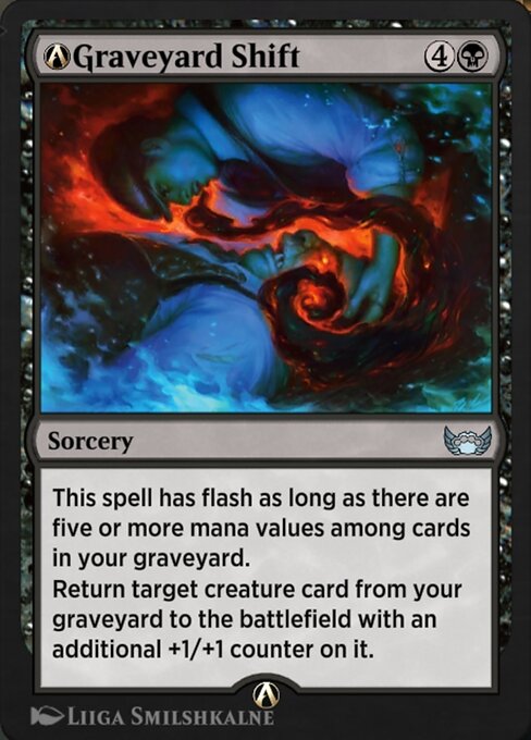 A-Graveyard Shift - Streets of New Capenna Magic card