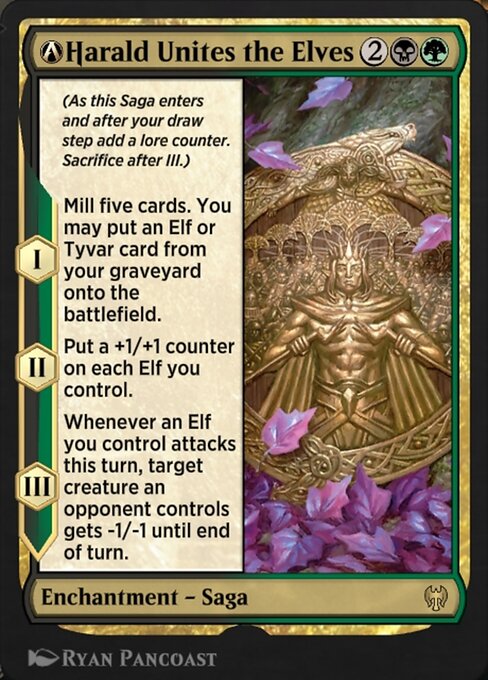 A-Harald Unites the Elves - Kaldheim (#A-213) - Illustrated by Ryan Pancoast - Magic: The Gathering Card