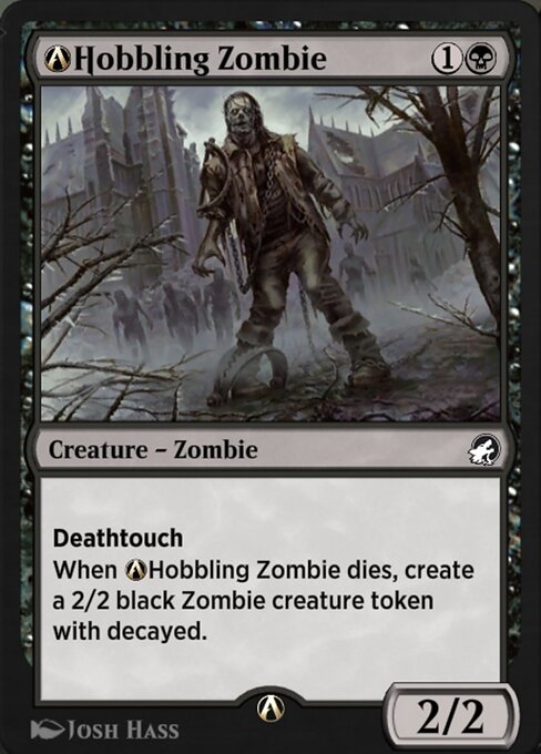 A-Hobbling Zombie - Innistrad: Midnight Hunt Magic card