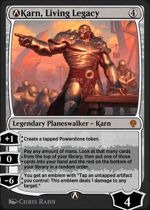 A-Karn, Living Legacy - Dominaria United Magic card
