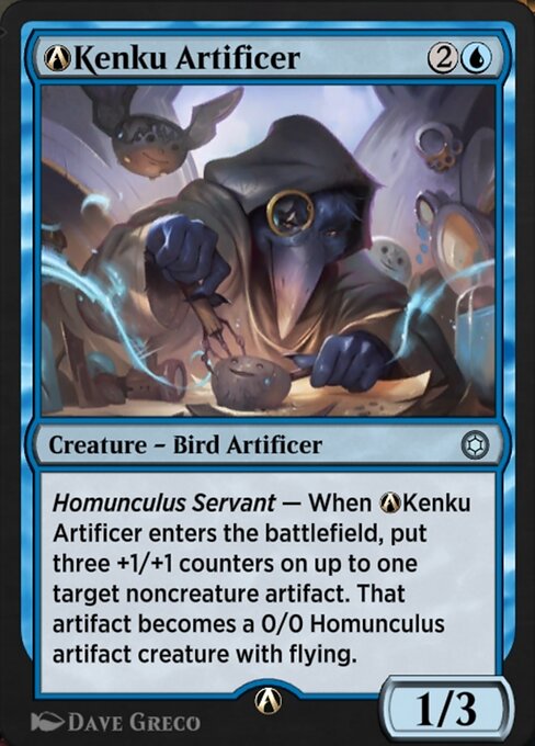 A-Kenku Artificer - Alchemy Horizons: Baldur's Gate Magic card