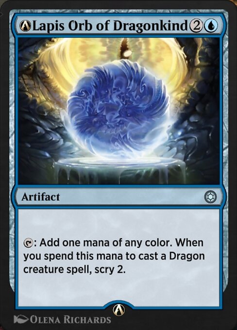 A-Lapis Orb of Dragonkind - Alchemy Horizons: Baldur's Gate Magic card