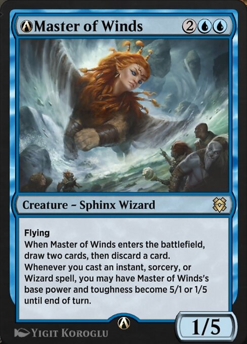 A-Master of Winds - Zendikar Rising Magic card