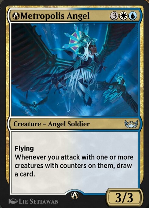 A-Metropolis Angel - Streets of New Capenna Magic card