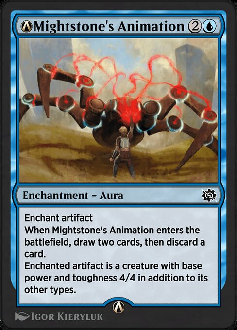 A-Mightstone's Animation - The Brothers' War Magic card