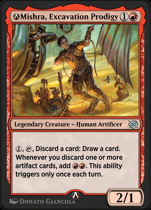 A-Mishra, Excavation Prodigy - The Brothers' War Magic card