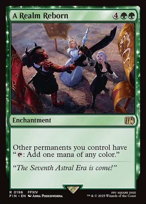 A Realm Reborn - Final Fantasy Magic card