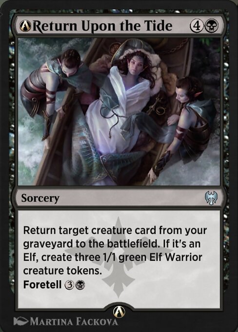A-Return Upon the Tide - Kaldheim (#A-106) - Illustrated by Martina Fačková - Magic: The Gathering Card