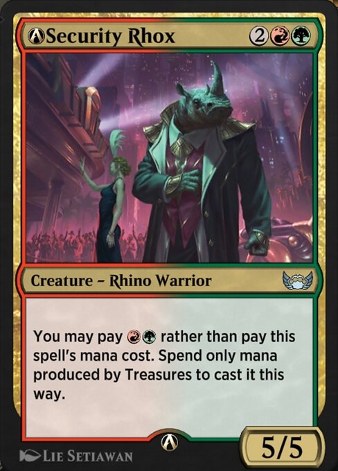 A-Security Rhox - Streets of New Capenna Magic card