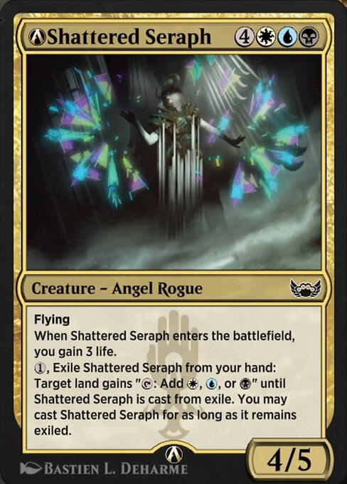 A-Shattered Seraph - Streets of New Capenna Magic card