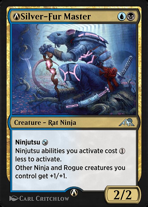A-Silver-Fur Master - Kamigawa: Neon Dynasty Magic card
