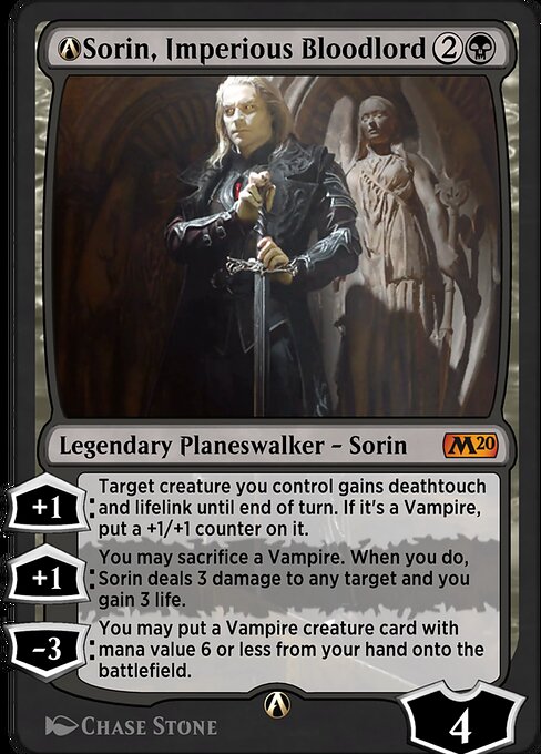 A-Sorin, Imperious Bloodlord - Core Set 2020 Magic card