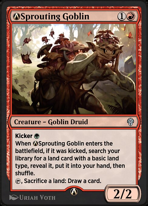 A-Sprouting Goblin - Dominaria United Magic card