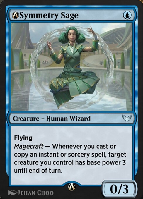 A-Symmetry Sage - Strixhaven: School of Mages Magic card