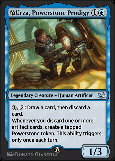 A-Urza, Powerstone Prodigy - The Brothers' War Magic card