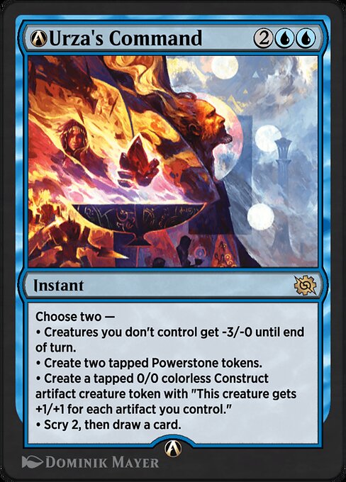 A-Urza's Command - The Brothers' War Magic card