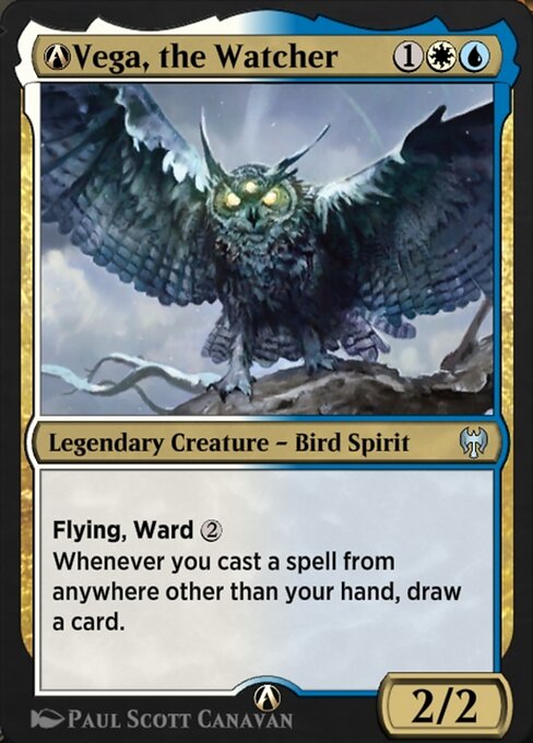 A-Vega, the Watcher - Kaldheim (#A-233) - Illustrated by Paul Scott Canavan - Magic: The Gathering Card