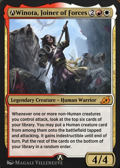 A-Winota, Joiner of Forces - Ikoria: Lair of Behemoths Magic card
