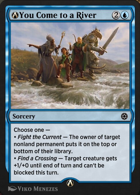 A-You Come to a River - Alchemy Horizons: Baldur's Gate Magic card