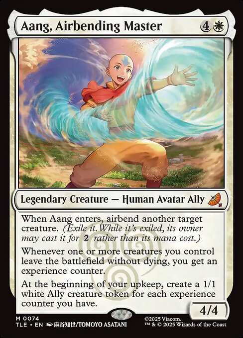Aang, Airbending Master - Avatar: The Last Airbender Eternal Magic card
