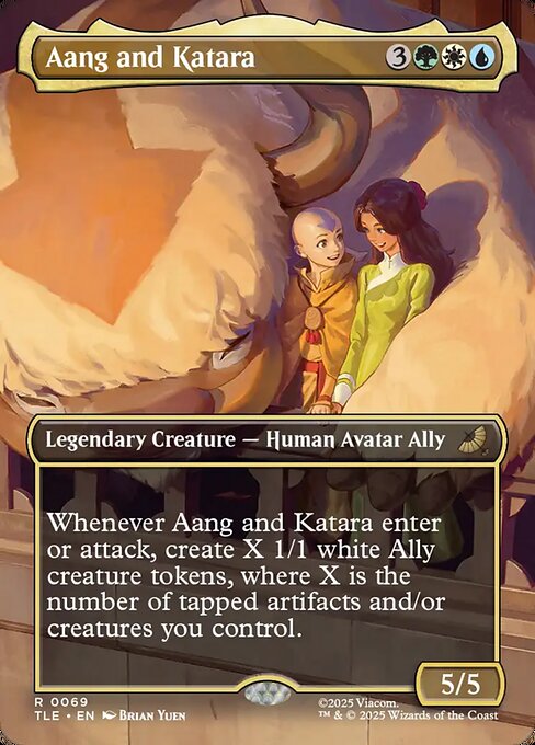 Aang and Katara - Avatar: The Last Airbender Eternal Magic card