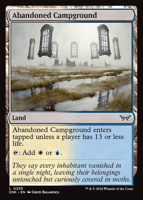 Abandoned Campground - Duskmourn: House of Horror Magic card