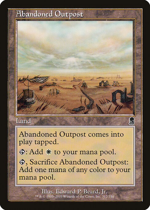 Abandoned Outpost - Odyssey Magic card