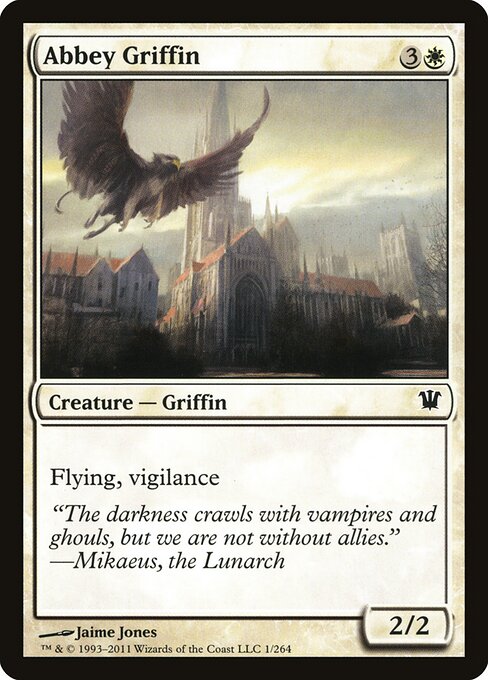 Abbey Griffin - Innistrad Magic card