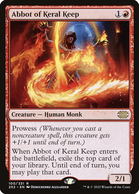 Abbot of Keral Keep - Double Masters 2022 Magic card
