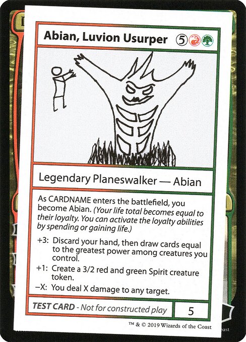 Abian, Luvion Usurper - Mystery Booster Playtest Cards 2021 (#87) - Illustrated by James Kooi - Magic: The Gathering Card