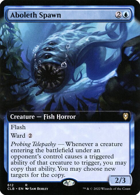 Aboleth Spawn - Commander Legends: Battle for Baldur's Gate (#612) - Illustrated by Sam Burley - Magic: The Gathering Card