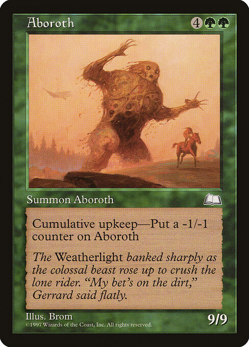 Aboroth - Weatherlight Magic card
