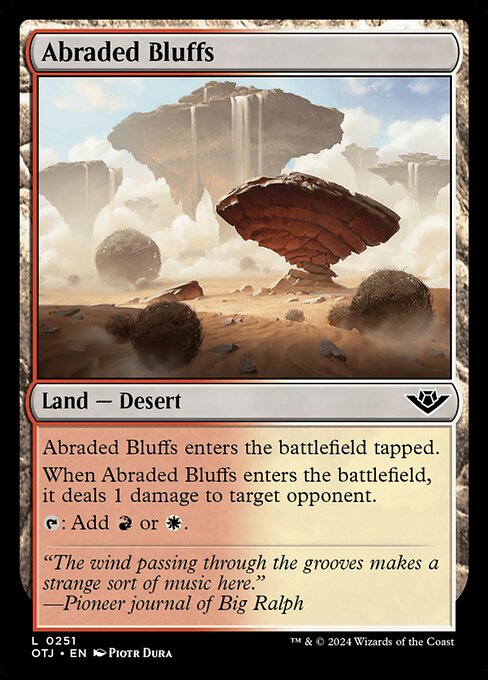 Abraded Bluffs - Outlaws of Thunder Junction Magic card