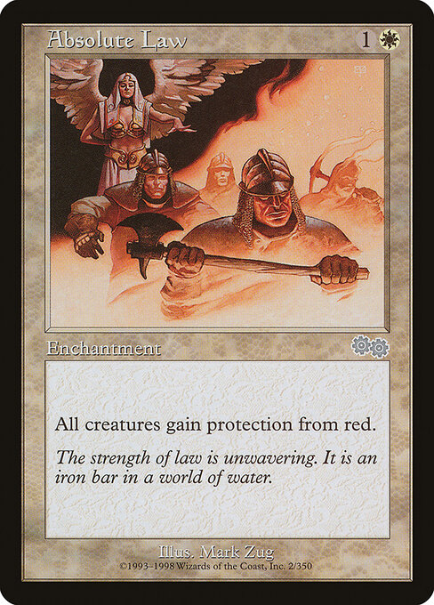Absolute Law - Urza's Saga Magic card