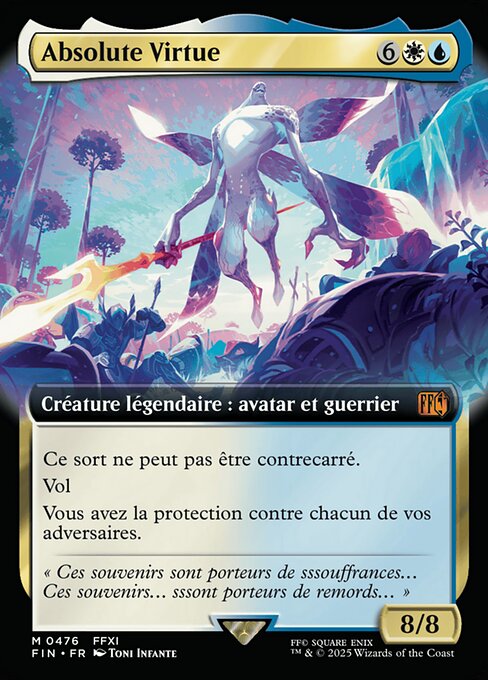 Absolute Virtue - Final Fantasy (#476) - Illustrated by Toni Infante - Magic: The Gathering Card