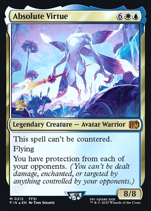 Absolute Virtue - Final Fantasy (#476) - Illustrated by Toni Infante - Magic: The Gathering Card