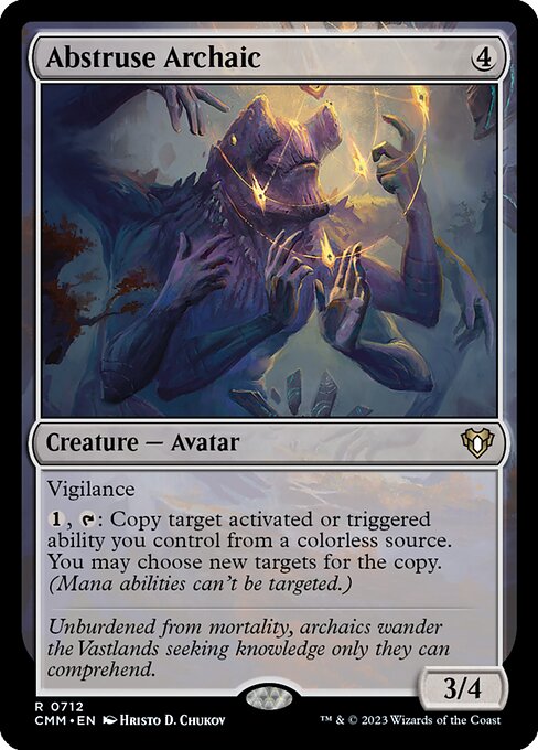 Abstruse Archaic - Commander Masters Magic card