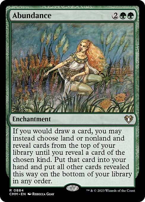 Abundance - Commander Masters Magic card