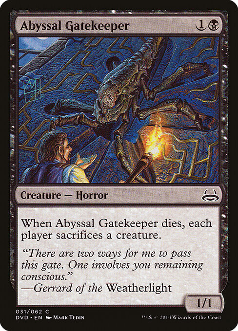 Abyssal Gatekeeper - Duel Decks Anthology: Divine vs. Demonic Magic card