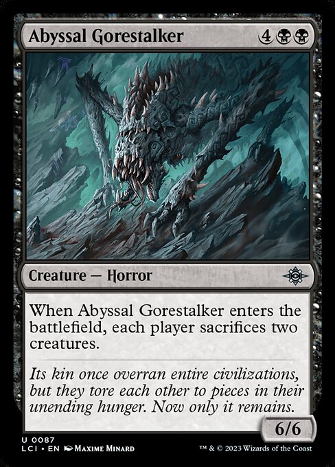 Abyssal Gorestalker - The Lost Caverns of Ixalan Magic card