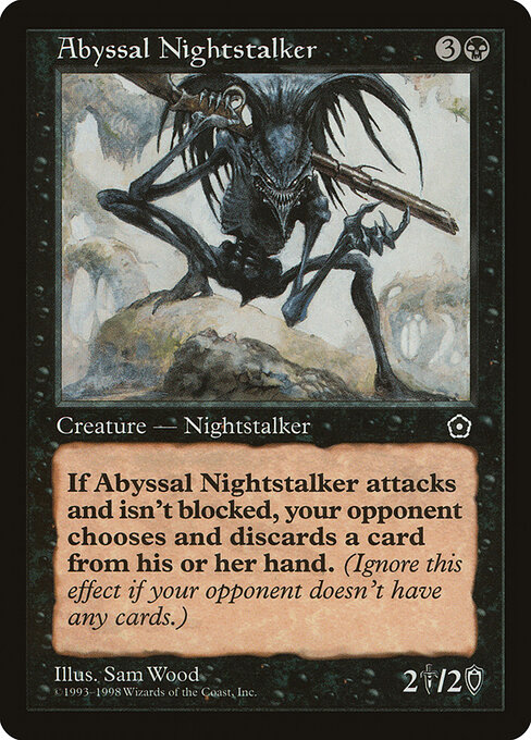Abyssal Nightstalker - Portal Second Age Magic card