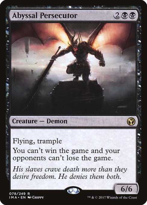 Abyssal Persecutor - Iconic Masters Magic card