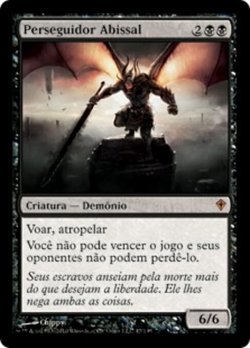 Perseguidor abismal (Abyssal Persecutor) - Commander 2014 (#132) - Illustrated by Chippy - Magic: The Gathering Card